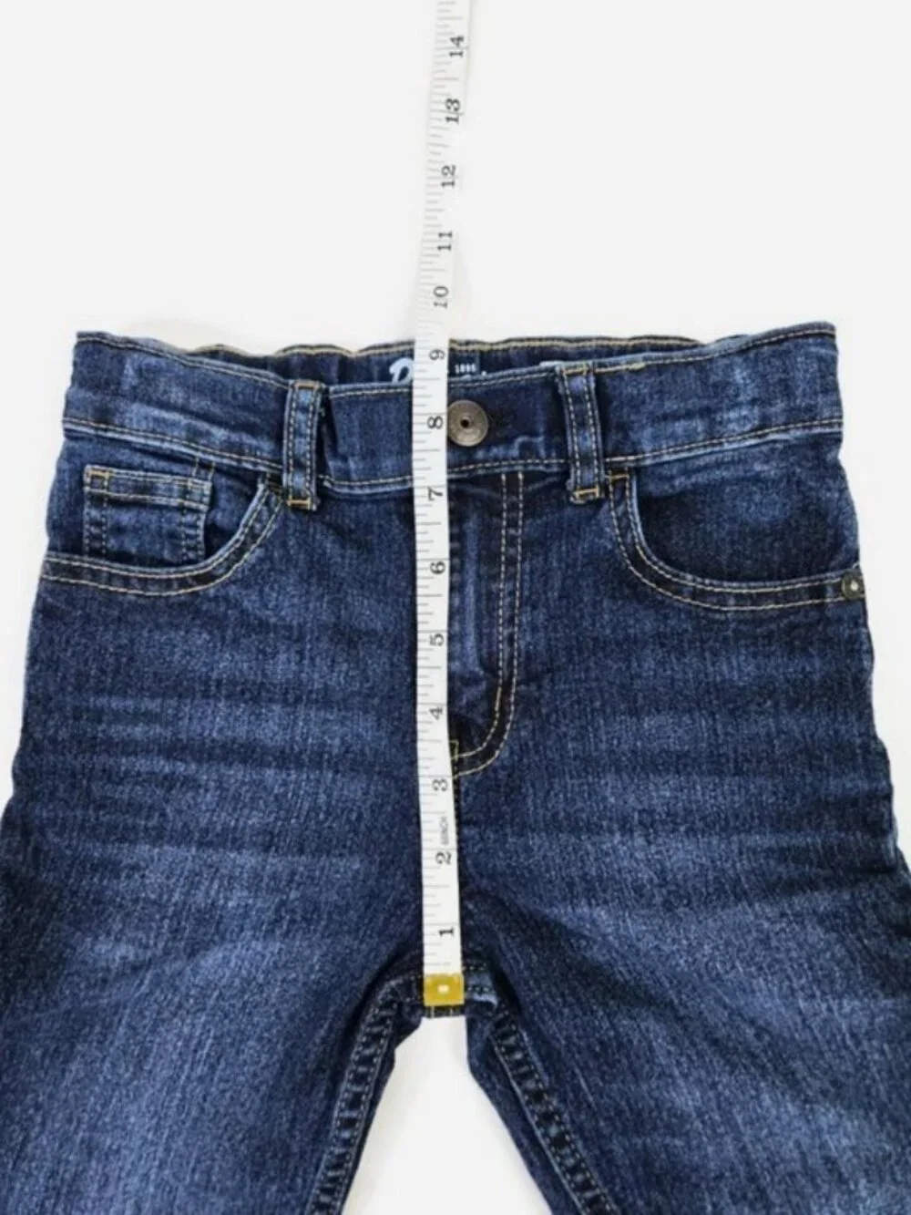 Oshkosh B'Gosh Dark Blue Wash Classic Fit Adjustable Waist Denim Jeans Boys 5/5A